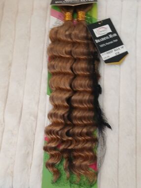 Urbeauty Human Braiding Hair Deep Wave Bulk